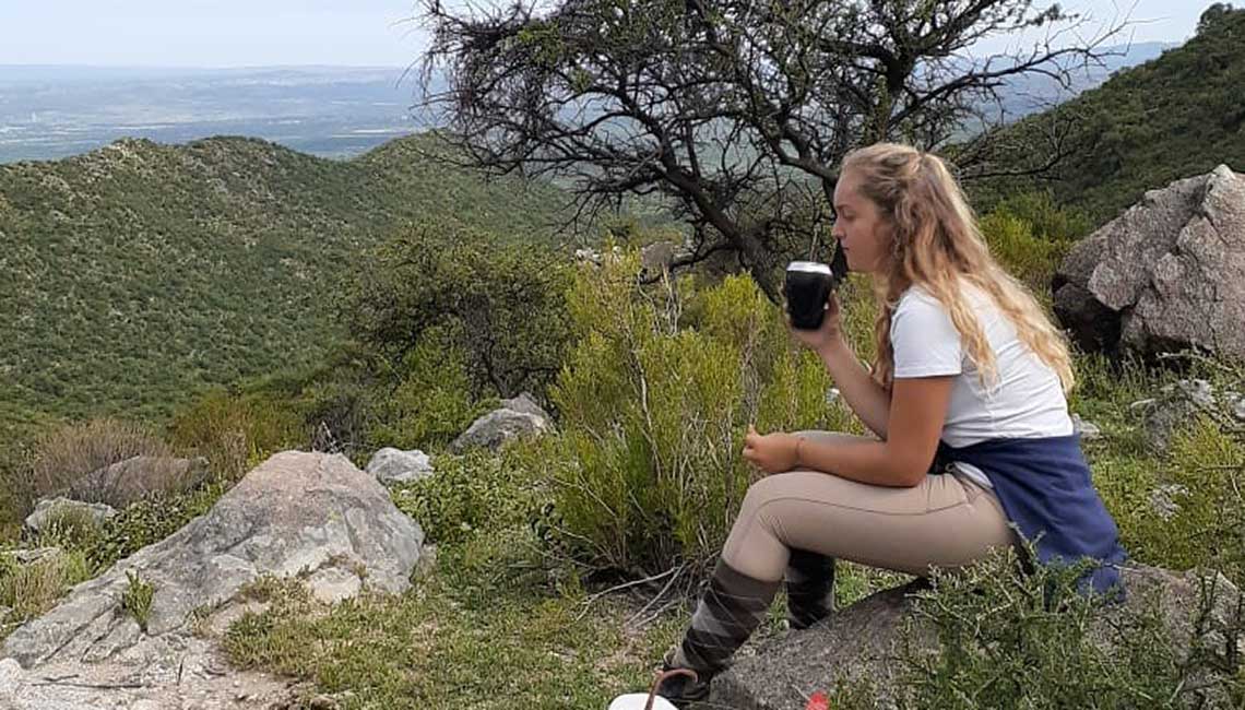 Rest with panorama view