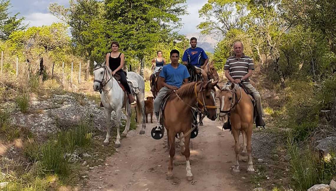 Horse riding trip