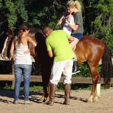Reittherapie für behinderte Kinder
