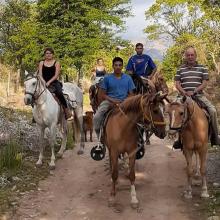 Horse riding trip