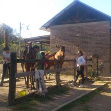 The horseback riding property